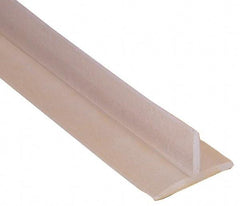Pemko - 9' Long x 7/16" Wide, Adhesive Astragal/Meeting Stile Seals Weatherstripping - 1-3/4" Door Thickness, Silicone, Clear Finish - Industrial Tool & Supply