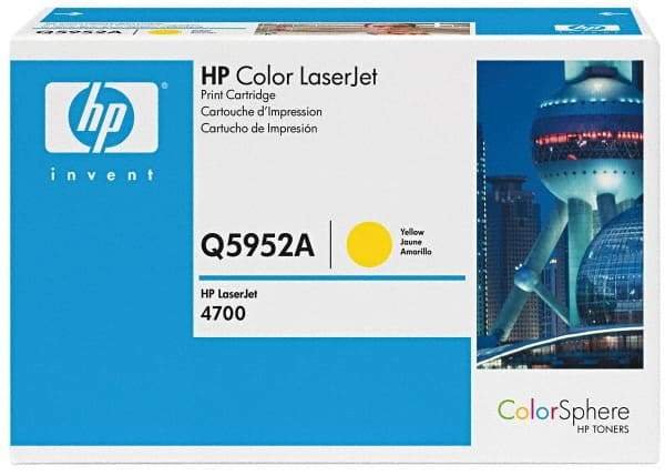 Hewlett-Packard - Yellow Toner Cartridge - Use with Multifunction Laser Printer HP Color LaserJet 4700, 4700n, 4700dn, 4700dtn, 4700ph+. - Industrial Tool & Supply