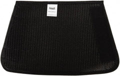 Ansell - Size Universal, Black Cane Mesh Chemical & Puncture Resistant Sleeve - 8" Long Sleeve, Cut Resistance Level 3, Elastic Opening at Both Ends - Industrial Tool & Supply