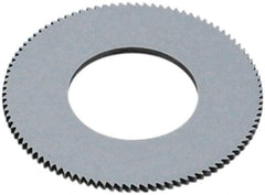 Made in USA - 1-1/2" Diam x 0.02" Blade Thickness, 1/2" Arbor Hole Diam, 130 Teeth, Solid Carbide, Jeweler's Saw - Uncoated - Industrial Tool & Supply