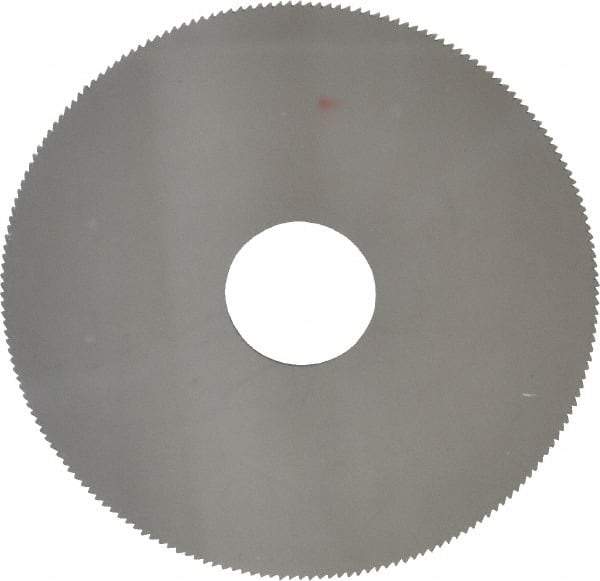 Made in USA - 2" Diam x 0.032" Blade Thickness, 1/2" Arbor Hole Diam, 190 Teeth, Solid Carbide Jeweler's Saw - Uncoated - Industrial Tool & Supply