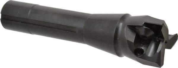 Value Collection - 1-1/2" Cut Diam, 0.656" Max Depth of Cut, 5-37/64" OAL, Indexable Square Shoulder End Mill - TPC 32..., TPG 32., TPU 32. Inserts, R8 - Industrial Tool & Supply
