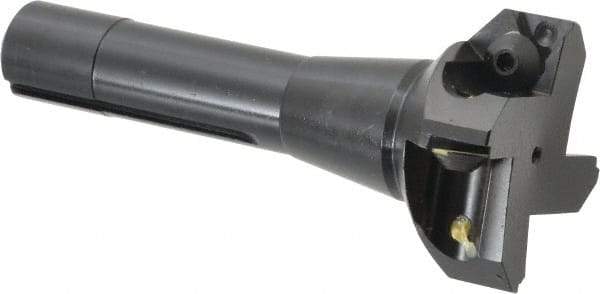 Value Collection - 2-1/2" Cut Diam, 0.656" Max Depth of Cut, 5-37/64" OAL, Indexable Square Shoulder End Mill - TPC 32..., TPG 32., TPU 32. Inserts, R8 - Industrial Tool & Supply