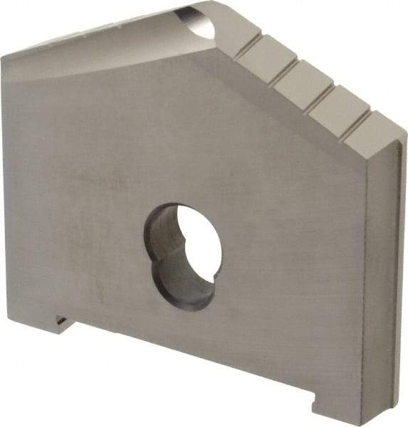 Allied Machine and Engineering - 3" Diam x 7/16" Thick, Seat Code E, 130° Included Angle Spade Drill Insert - Uncoated Powdered Metal, Powdered Metal, Series E - Industrial Tool & Supply