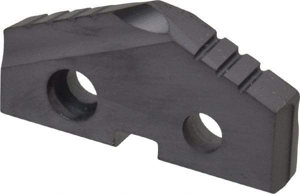 Allied Machine and Engineering - 1-7/32" Diam x 3/16" Thick, Seat Code 2, 132° Included Angle Spade Drill Insert - TiAlN Coated, High Speed Steel, Series T-A - Industrial Tool & Supply