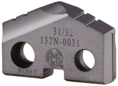 Allied Machine and Engineering - 13mm Diam x 1/8" Thick, Seat Code 0, 132° Included Angle Spade Drill Insert - TiCN Coated, Cobalt, Grade Super Cobalt, Series T-A - Industrial Tool & Supply