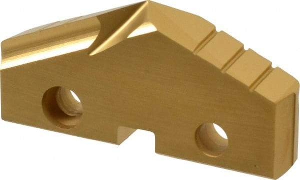 Allied Machine and Engineering - 48mm Diam x 5/16" Thick, Seat Code 4, 132° Included Angle Spade Drill Insert - TiN Coated, High Speed Steel, Series GEN2 T-A - Industrial Tool & Supply