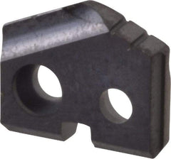 Allied Machine and Engineering - 27/64" Diam x 3/32" Thick, Seat Code Y, 132° Included Angle Spade Drill Insert - TiAlN Coated, Carbide, Grade K20, Series T-A - Industrial Tool & Supply