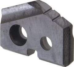 Allied Machine and Engineering - 1/2" Diam x 3/32" Thick, Seat Code Z, 132° Included Angle Spade Drill Insert - TiAlN Coated, Carbide, Grade K20, Series T-A - Industrial Tool & Supply