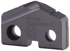 Allied Machine and Engineering - 13mm Diam 132° Seat Size 0 Spade Drill Insert - Industrial Tool & Supply