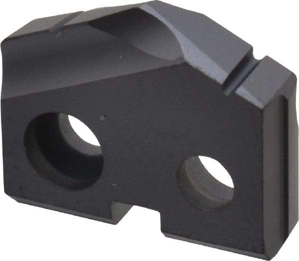 Allied Machine and Engineering - 17/32" Diam x 1/8" Thick, Seat Code 0, 132° Included Angle Spade Drill Insert - TiAlN Coated, Carbide, Grade P40, Series T-A - Industrial Tool & Supply