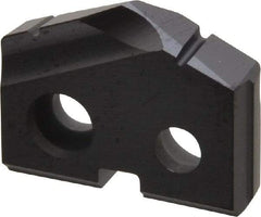 Allied Machine and Engineering - 9/16" Diam x 1/8" Thick, Seat Code 0, 132° Included Angle Spade Drill Insert - TiAlN Coated, Carbide, Grade P40, Series T-A - Industrial Tool & Supply