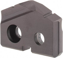 Allied Machine and Engineering - 19/32" Diam x 1/8" Thick, Seat Code 0, 132° Included Angle Spade Drill Insert - TiAlN Coated, Carbide, Grade P40, Series T-A - Industrial Tool & Supply