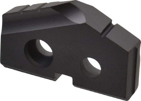 Allied Machine and Engineering - 11/16" Diam x 1/8" Thick, Seat Code 0, 132° Included Angle Spade Drill Insert - TiAlN Coated, Carbide, Grade P40, Series T-A - Industrial Tool & Supply