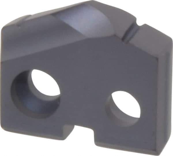Allied Machine and Engineering - 13mm Diam x 1/8" Thick, Seat Code 0, 132° Included Angle Spade Drill Insert - TiAlN Coated, Carbide, Grade P40, Series T-A - Industrial Tool & Supply