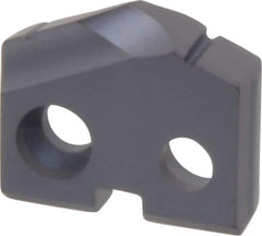 Allied Machine and Engineering - 13mm Diam x 1/8" Thick, Seat Code 0, 132° Included Angle Spade Drill Insert - TiAlN Coated, Carbide, Grade P40, Series T-A - Industrial Tool & Supply