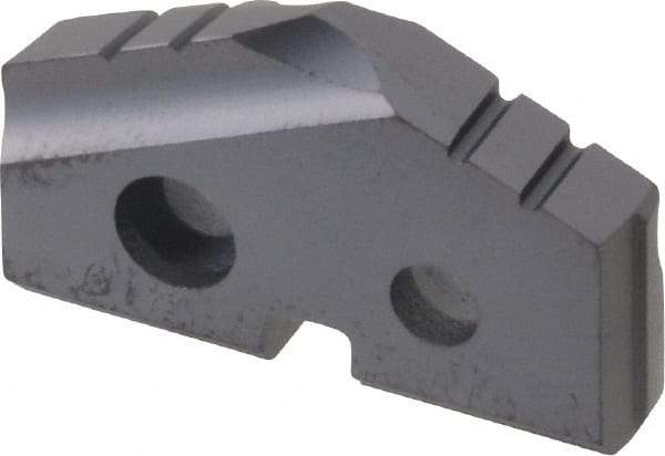 Allied Machine and Engineering - 29/32" Diam x 5/32" Thick, Seat Code 1, 132° Included Angle Spade Drill Insert - TiAlN Coated, Carbide, Grade P40, Series T-A - Industrial Tool & Supply
