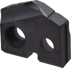 Allied Machine and Engineering - 27/64" Diam x 3/32" Thick, Seat Code Y, 132° Included Angle Spade Drill Insert - TiAlN Coated, Carbide, Grade P40, Series T-A - Industrial Tool & Supply