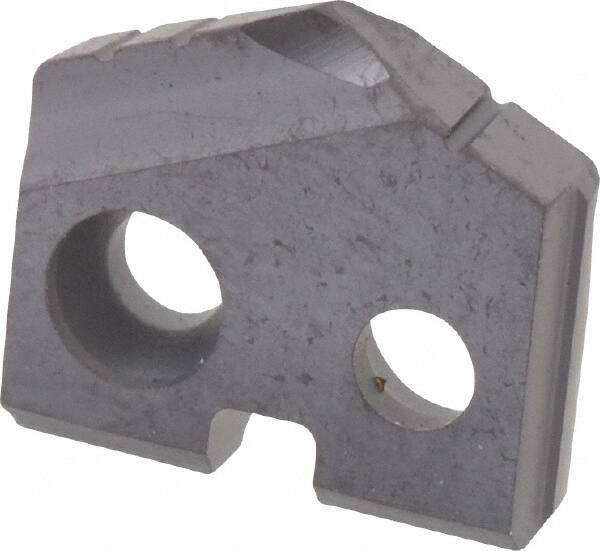 Allied Machine and Engineering - 13/32" Diam x 3/32" Thick, Seat Code Y, 132° Included Angle Spade Drill Insert - TiAlN Coated, Carbide, Grade P40, Series T-A - Industrial Tool & Supply
