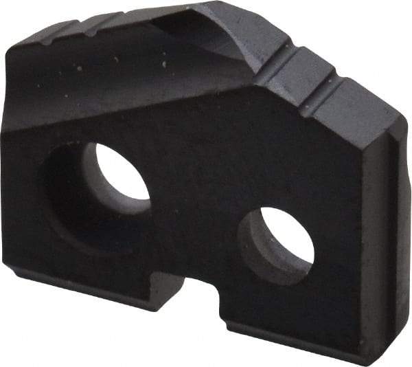 Allied Machine and Engineering - 7/16" Diam x 3/32" Thick, Seat Code Z, 132° Included Angle Spade Drill Insert - TiAlN Coated, Carbide, Grade P40, Series T-A - Industrial Tool & Supply