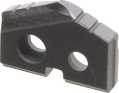 Allied Machine and Engineering - 1/2" Diam x 3/32" Thick, Seat Code Z, 132° Included Angle Spade Drill Insert - TiAlN Coated, Carbide, Grade P40, Series T-A - Industrial Tool & Supply