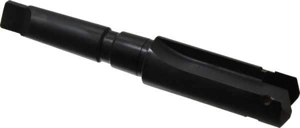 Allied Machine and Engineering - Series B, 1-1/4 to 1-3/4" Diam, 3MT Taper Shank, Straight Flute Spade Drill - 3-1/2" Max Depth, 4-9/32" Body Length, 7-3/8" OAL, Short Length - Industrial Tool & Supply