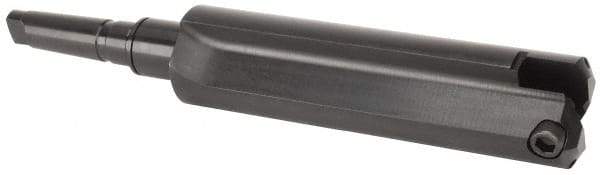 Allied Machine and Engineering - Series H, 4 to 8-1/2" Diam, 5MT Taper Shank, Straight Flute Spade Drill - 15" Max Depth, 19-1/8" Body Length, 23-7/16" OAL, Standard Length, Through Coolant - Industrial Tool & Supply