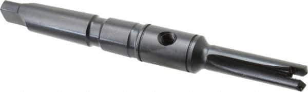 Allied Machine and Engineering - Series 0, 33/64 to 11/16" Diam, 2MT Taper Shank, Straight Flute Spade Drill - 1-3/8" Max Depth, 3-41/64" Body Length, 6-15/32" OAL, Short Length, Through Coolant - Industrial Tool & Supply