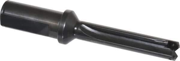 Allied Machine and Engineering - Series 1, 45/64 to 15/16" Diam, 1" Diam Straight Shank with Flange, Straight Flute Spade Drill - 2-5/8" Max Depth, 4-23/64" Body Length, 6-1/2" OAL, Short Length, Through Coolant - Industrial Tool & Supply