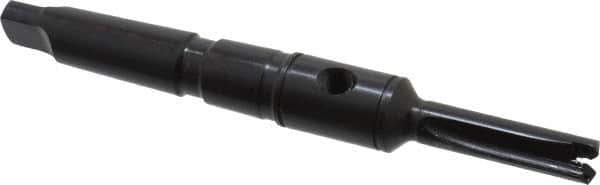 Allied Machine and Engineering - Series Z, 7/16 to 1/2" Diam, 2MT Taper Shank, Straight Flute Spade Drill - 1-1/4" Max Depth, 3-15/32" Body Length, 6-5/16" OAL, Short Length, Through Coolant - Industrial Tool & Supply