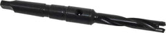 Allied Machine and Engineering - Series 0, 33/64 to 11/16" Diam, 2MT Taper Shank, Helical Flute Spade Drill - 2-1/2" Max Depth, 4-49/64" Body Length, 7-19/32" OAL, Standard Length, Through Coolant - Industrial Tool & Supply