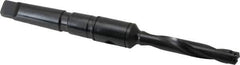 Allied Machine and Engineering - Series Z, 7/16 to 1/2" Diam, 2MT Taper Shank, Helical Flute Spade Drill - 2-3/8" Max Depth, 4-19/32" Body Length, 7-7/16" OAL, Standard Length, Through Coolant - Industrial Tool & Supply