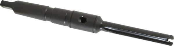 Allied Machine and Engineering - Series Z, 7/16 to 1/2" Diam, 2MT Taper Shank, Straight Flute Spade Drill - 2-3/8" Max Depth, 4-19/32" Body Length, 7-7/16" OAL, Standard Length, Through Coolant - Industrial Tool & Supply