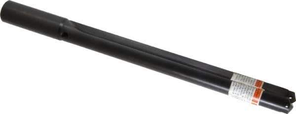 Allied Machine and Engineering - Series 2.5, 1-3/16 to 1-3/8" Diam, 1-1/4" Diam Straight Shank, Straight Flute Spade Drill - 11-3/8" Max Depth, 12-41/64" Body Length, 16" OAL, Extended Length, Through Coolant - Industrial Tool & Supply