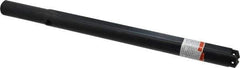 Allied Machine and Engineering - Series 3, 1-13/32 to 1-7/8" Diam, 1-1/4" Diam Straight Shank, Straight Flute Spade Drill - 13-3/4" Max Depth, 15-3/16" Body Length, 19" OAL, Extended Length, Through Coolant - Industrial Tool & Supply