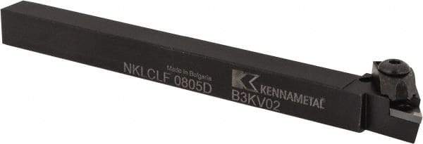 Kennametal - NP.., 5° Lead Angle NKLC External Left Hand Indexable Profiling Toolholder - 1/2" Shank Height x 1/2" Shank Width, 6" Long - Industrial Tool & Supply
