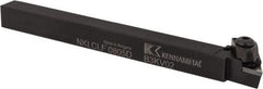Kennametal - NP.., 5° Lead Angle NKLC External Left Hand Indexable Profiling Toolholder - 1/2" Shank Height x 1/2" Shank Width, 6" Long - Industrial Tool & Supply