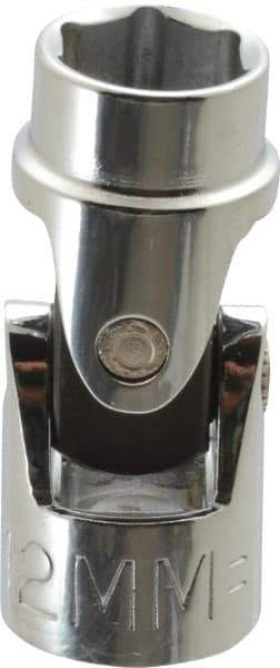 Proto - 3/8" Drive, Standard Hand Socket - 6 Points, 1-3/4" OAL, Alloy Steel, Chrome Finish - Industrial Tool & Supply