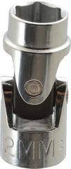 Proto - 3/8" Drive, Standard Hand Socket - 6 Points, 1-3/4" OAL, Alloy Steel, Chrome Finish - Industrial Tool & Supply