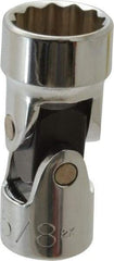 Proto - 5/8", 3/8" Drive, Standard Hand Socket - 12 Points, 1-27/32" OAL, Alloy Steel, Chrome Finish - Industrial Tool & Supply