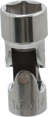 Proto - 3/8" Drive, Standard Hand Socket - 6 Points, 2" OAL, Alloy Steel, Chrome Finish - Industrial Tool & Supply