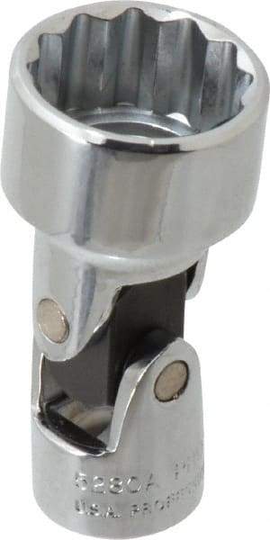 Proto - 7/8", 3/4" Drive, Standard Hand Socket - 12 Points, 2" OAL, Chrome Finish - Industrial Tool & Supply