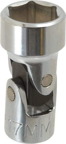 Proto - 3/8" Drive, Standard Hand Socket - 6 Points, 2" OAL, Alloy Steel, Chrome Finish - Industrial Tool & Supply