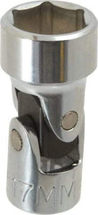 Proto - 3/8" Drive, Standard Hand Socket - 6 Points, 2" OAL, Alloy Steel, Chrome Finish - Industrial Tool & Supply