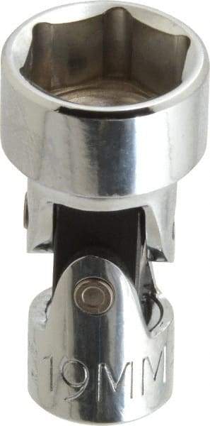 Proto - 3/8" Drive, Standard Hand Socket - 6 Points, 2" OAL, Alloy Steel, Chrome Finish - Industrial Tool & Supply