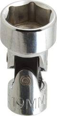 Proto - 3/8" Drive, Standard Hand Socket - 6 Points, 2" OAL, Alloy Steel, Chrome Finish - Industrial Tool & Supply