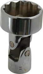 Proto - 1", 3/8" Drive, Standard Hand Socket - 12 Points, 2-3/32" OAL, Alloy Steel, Chrome Finish - Industrial Tool & Supply