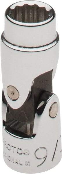 Proto - 9/32", 1/4" Drive, Standard Hand Socket - 12 Points, 1-13/32" OAL, Alloy Steel, Chrome Finish - Industrial Tool & Supply