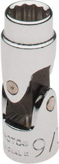 Proto - 9/32", 1/4" Drive, Standard Hand Socket - 12 Points, 1-13/32" OAL, Alloy Steel, Chrome Finish - Industrial Tool & Supply