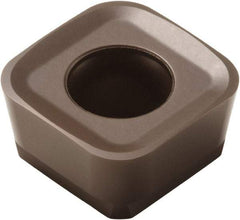 Seco - SCET120630 MD16 Grade T350M Carbide Milling Insert - TiCN/Al2O3 Finish, 1/4" Thick, 1/2" Inscribed Circle, 0.118" Corner Radius - Industrial Tool & Supply